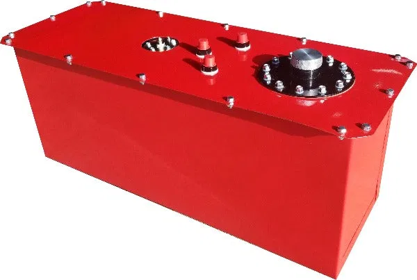 2121J – RCI Fuel Cell, Rock Crawler 30 Inch Length X 10 Inch Width X 12.5 Inch Height 12 Gallon Powder Coated Red Ste...